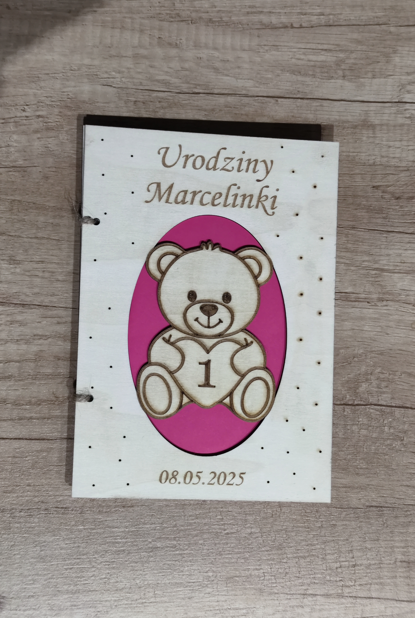 Książka urodzinowa na roczek