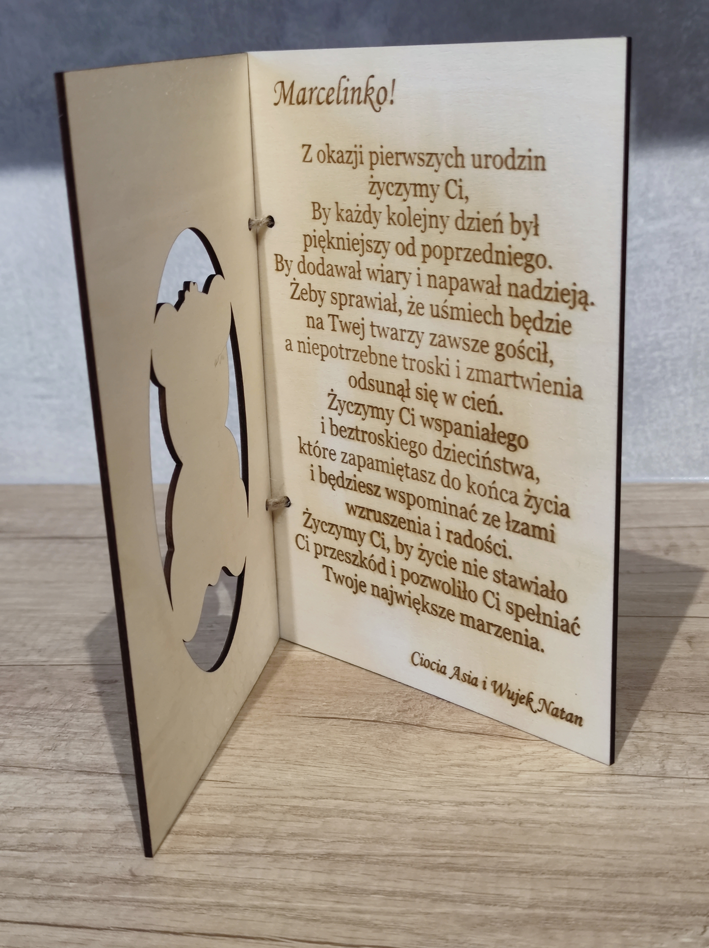 Książka urodzinowa na roczek