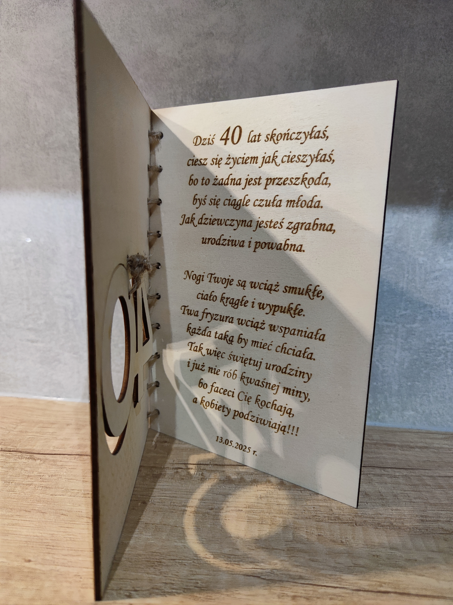 Prezent na 40 urodziny
